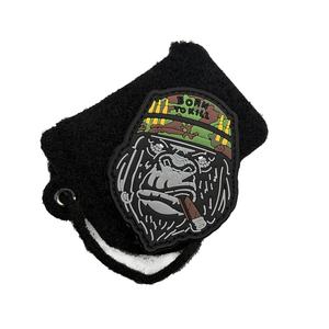 Parche de PVC con Velcro Estilo Punk de Gorila, Superventas, para Ropa de Exterior, Mochilas, Calzado y Accesorios - Product Image 4