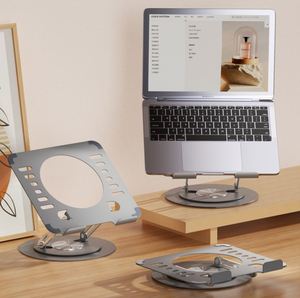 Mesa Plegable Ajustable de Acero para Portátil, Soporte para Notebook con Rotación de 360 Grados, 16 Pulgadas, para Uso en Oficina, Nuevo - Product Image 1