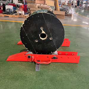 Ventes directes usine : Rampe à rouleaux pour tambours dérouleurs ou enrouleurs, avec structure en acier, pouvant être actionnée par une puissance hydraulique - Product Image 3