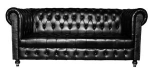 Moderno de lujo de tres plazas inflable Chesterfield sofá de cuero genuino muebles de sala de estar - Product Image 2
