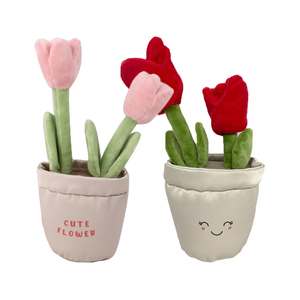 Jouet <span class=keywords><strong>pour</strong></span> animaux de compagnie en <span class=keywords><strong>peluche</strong></span> personnalisé OEM, écologique, résistant aux morsures, design plante en pot, jouet à mâcher souple et couineur <span class=keywords><strong>pour</strong></span> <span class=keywords><strong>chien</strong></span>, pot de fleurs décoratif - Product Image 5