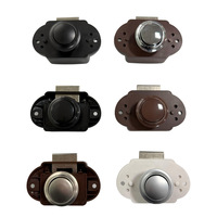 Serrure à bouton-poussoir RV pour porte/tiroir de cabinet marin et de yacht, poignée encastrée au plafond, serrure multi-finitions