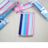 Usine de papeterie promotionnelle crayon crayon Standard avec Logo HB 2B en bois Chine pas cher en gros PaperCustom Design noir rouge