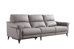 Venta al por mayor nuevos materiales ajustable moderno eléctrico de cuero sofá reclinable de cuero genuino sofá reclinable - Product Image 4