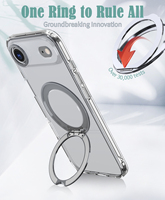 360 support magnétique rotatif coque de téléphone pour iPhone 17 Air anti-chute 2.0mm épaisseur coque de protection