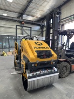 Compacteur à rouleaux léger de 1,5 tonne - Rouleau compresseur de route léger avec une excellente performance de compactage, idéal pour les espaces étroits