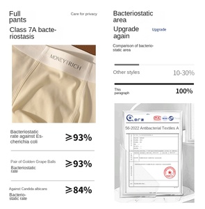 Ropa interior fina de seda helada sin costuras para hombres, cuero de leche, adultos <span class=keywords><strong>desnudos</strong></span>, transpirable, cómodo, alta elasticidad, bóxer de cintura antibacteriana - Product Image 5