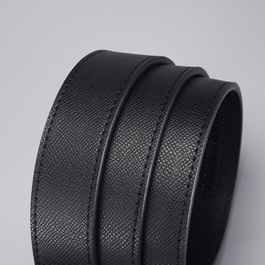 <span class=keywords><strong>Ceinture</strong></span> en cuir de vachette véritable fendue pour <span class=keywords><strong>homme</strong></span>, nouvelle collection, très vendue, avec boucle automatique en alliage, décontractée, 105-130 cm, pour femme - Product Image 4