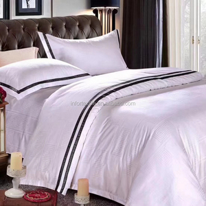 <span class=keywords><strong>Set</strong></span> di <span class=keywords><strong>Biancheria</strong></span> da <span class=keywords><strong>Letto</strong></span> in Cotone 100% Bianco con Ricamo a Mano 300T 400T 500T Direttamente dal Produttore - Product Image 2