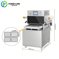 Machine d'emballage sous vide / sous film étirable, machine de scellage sous film étirable, machine de scellage sous film étirable de table