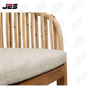 Comfort Outdoor Lounge <span class=keywords><strong>Chair</strong></span> Silla tejida de bambú para exteriores para mesas y sillas de jardín - Product Image 6