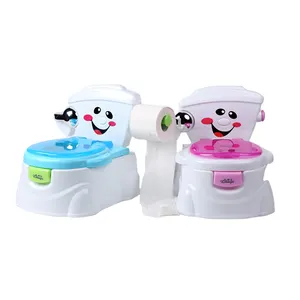 Cute Cartoon Pattern Portable Toilet Carton for Baby Bathroom and Toddler <strong>Potty</strong> <strong>Training</strong> - Product Image 1