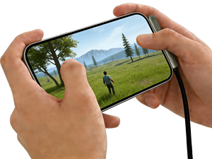 Soporte para Teléfono Móvil Tipo-C Dos en Uno con Cable de Datos y Carga Rápida de 5A, Material de Nailon, Manos Libres para Reloj Inteligente y Video - Product Image 5