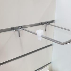 500 Pieces Supermarket Pegboard <b>Hook</b> Stoppers Accessories Fits 0.15" to 0.25" Diameter <b>Plastic</b> or Metal <b>Hooks</b> - Product Image 3
