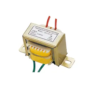 Yingjiao Nhà Máy Giá Rẻ Máy Biến Áp Mini Tần Số Thấp 220V Đến 5V 6V 9V 12V 15V 19V 24V Biến Áp Đầu Vào 220V 12-12v