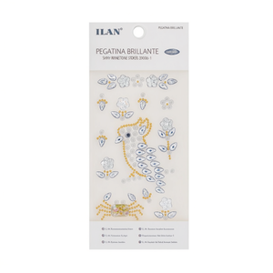 Adesivi con strass brillanti ILAN 39006-1 per decorazioni unghie - Product Image 1