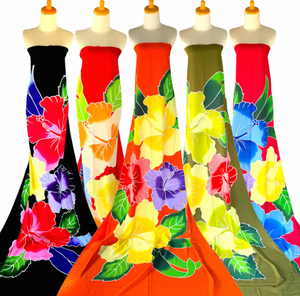 Floral Wide Color Selections Women's One-piece 100% Rayon Hand Painted Cool Pareo Beach <b>Sarong</b> 1 Piece - Product Image 6