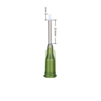 Aiguille de distribution Liscoe 14G 1" en acier inoxydable avec revêtement PTFE Teflon, embout Luer Lock résistant aux produits chimiques, pointe pour colle, OEM