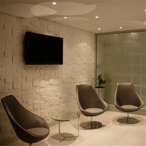 Paneles de Pared 3D de PVC, Ignífugos, Resistentes al Fuego, para <span class=keywords><strong>Hoteles</strong></span>, 500*500, Más Vendidos - Product Image 5