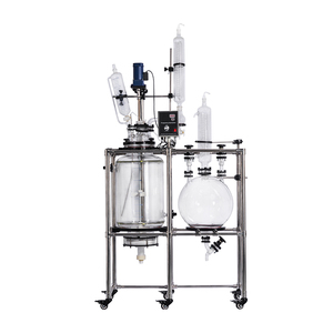 Réacteur de cristallisation en verre 100L à <span class=keywords><strong>prix</strong></span> d'usine pour l'isolation du <span class=keywords><strong>CBD</strong></span> - Product Image 1