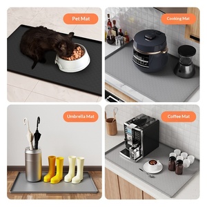 <b>Large</b> Premium Waterproof Silicone Drip Tray Liner Silicone Kitchen Cabinet Water Leak Protection Under the Sink Silicone <b>Mat</b> - Product Image 4