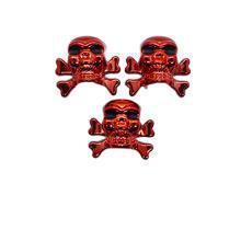 4 pièces de capuchons de <span class=keywords><strong>valve</strong></span> de pneu de style crâne, capuchons de <span class=keywords><strong>valve</strong></span> de roue, accessoires, capuchon de <span class=keywords><strong>valve</strong></span> de pneu pour voiture, SUV, vélo, camion et moto - Product Image 4