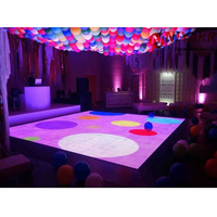 Hochwertige P3.9 P4.8 LED Interaktive Tanzfläche Digitale Bildschirm-Panels für Hochzeiten und Clubs