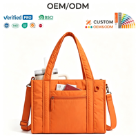 Sac fourre-tout matelassé pour femme, sac à bandoulière élégant avec compartiments zippés, idéal pour le travail, les voyages et la salle de sport