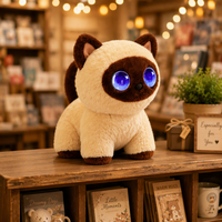 Intelligente KI-Sprechende Katze Plüschtier Lehrreiches Interaktives Emotionales Feedback-Begleitroboter als Geschenk für Kinder