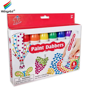Marqueurs à points éducatifs à succès, non toxiques, 6 couleurs, 59 ml, peinture <span class=keywords><strong>bingo</strong></span>, tampons faciles à utiliser pour les enfants, art - Product Image 1
