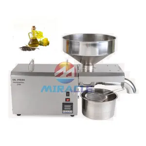 Máquina de prensa de aceite de cocina de velocidad rápida Máquina de aceite de coco prensado en frío de fácil operación