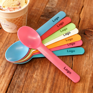 ช้อนทำจากแป้งข้าวโพดแบบปรับแต่งได้ ช้อนโยเกิร์ตย่อยสลายได้ทางชีวภาพ ช้อนไอศกรีมแบบใช้แล้วทิ้งที่เป็นมิตรกับสิ่งแวดล้อม - Product Image 1