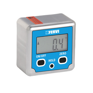 Nivel digital cuadrado Fervi L085, medidor de ángulo electrónico para mediciones de precisión - Product Image 1