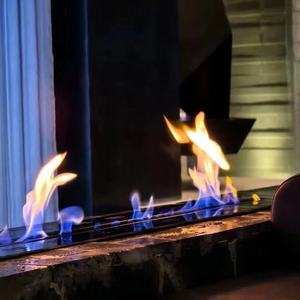 Nouvelle Arrivée Cheminée à Bioéthanol au Design Moderne avec Contrôle Intelligent WiFi et Télécommande, Homologuée CE EN, Cheminée Intérieure à Encastrer - Product Image 5