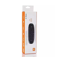 Mini Mouse Inalámbrico 2.4GHz C120 con Teclado, Control Remoto USB, Compatible con Android/Windows/Mac/Linux