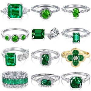Anillo de Compromiso y Promesa de Eternidad Dylam de Plata de Ley con Circonita Cúbica 8A de Corte Radiante, Joyería Fina de Moda - Product Image 3