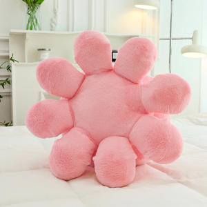 Super Suave <span class=keywords><strong>Reversible</strong></span> <span class=keywords><strong>Rosa</strong></span> <span class=keywords><strong>Pulpo</strong></span> Anime Peluche de Algodón PP Relleno Animal de Peluche para Alivio del Estrés de Cumpleaños - Product Image 3