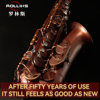 Manufacturer Wholesale Retail Mark 6 Professional High Grade Woodwind Instrument Bare Copper Process Q7 Alto Saxophone
