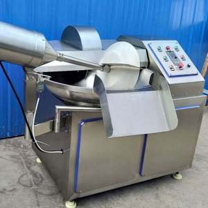 Machine à découper les aliments en acier inoxydable 40L, pour saucisses, poulet, légumes, viande, poisson, viande congelée, avec fonction de découpe sous vide et coupe-bol - Product Image 4