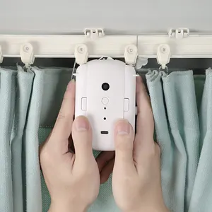 2024 Rail de rideau électrique Produits complets pour la maison intelligente Télécommande vocale sans fil Assistant de fenêtre intelligent automatique - Product Image 1