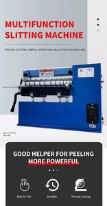 <b>Strip</b> Cutting Machine Motorized for Rhinestone Leather Sponge <b>Rubber</b> Watch Strap Strap Belt Slitting Semi-Automatic 220V/110V - Product Image 2