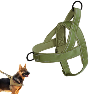Tali kekang anjing taktis kustom, tali traksi latihan luar ruangan tahan lama rantai anjing tahan aus grosir - Product Image 1