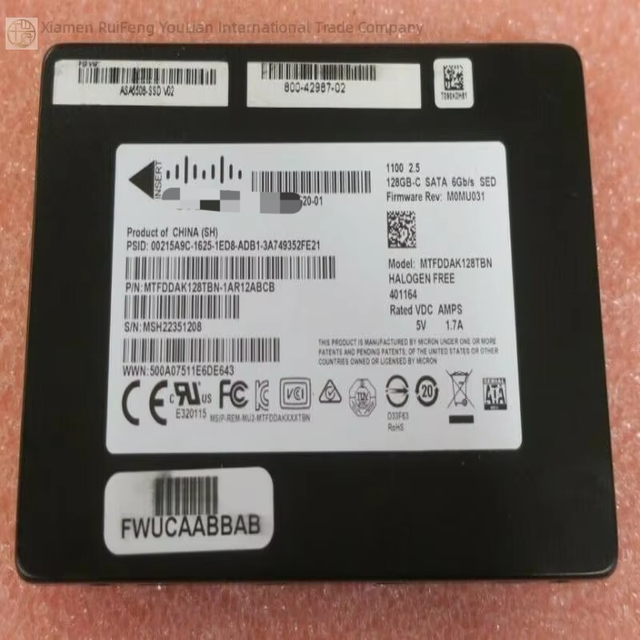128gb 6g 2.5" Solid State Drive Ssd Mtfddak128tbn Asa5508-ssd New Original Ready Stock Industrial Automation Pac Dedicated Plc