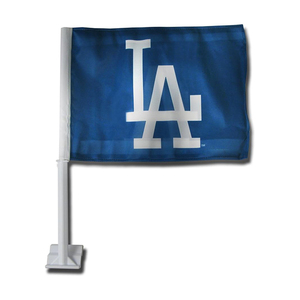 Banderas de Coche de los Dodgers de Los Ángeles, Mini Banderas para Ventana de Auto MLB LA - Product Image 3