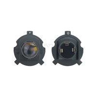 GOODZOOM Ampoules LED H4 pour voiture 3000K, projecteur de phare LED H4, mini projecteur LED H4 pour phares de voiture et camion