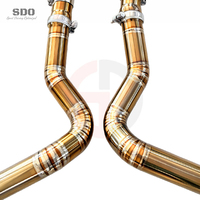 Système d'échappement Catback en titane ultra-léger SDO pour Mercedes-Benz AMG E63 E63S W213 4.0T V8 2017-2023 avec commande de soupape OEM
