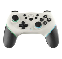 Control de Juego Inalámbrico BT Compatible con Nintendo Switch, Estilo Profesional Mejorado con Giroscopio de Vibración y Función de Activación