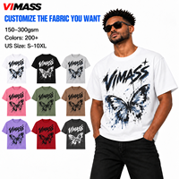 T-shirt pour homme personnalisé en tissu surdimensionné avec impression graphique, confortable, pour le streetwear, marque privée OEM
