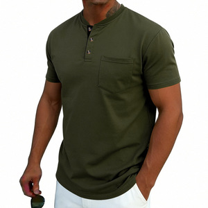 Camisa de Verano 2026 para Hombre, Estilo Retro, Casual, Holgada, Transpirable, Cuello Alto, Sin Plancha, para Comercio Exterior Transfronterizo - Product Image 4