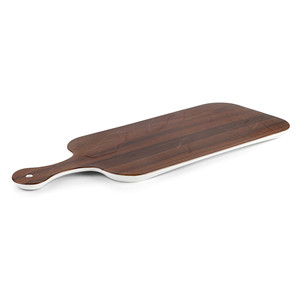 Vassoio da portata in legno rettangolare grande con manico per formaggi e tagliere per salumi - Product Image 1